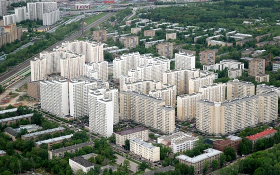 View of Moscow from a height of 337 meters