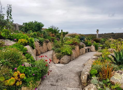 Minack Gardens - Minack Theatre, Porthcurno, Penzance, Cornwall, United Kingdom