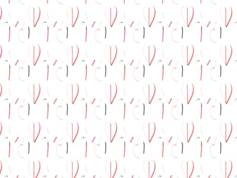 Red heart shape on abstract light glitter background in love concept for Valentine's Day with sweet and romantic moment.