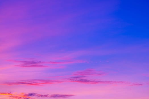 Abstract and pattern of cloud sky, Velvet violet, Velvet Purple, Trend color of the year background, Pattern of colorful cloud and sky sunset or sunrise: Dramatic sunset in twilight, Beautyful of sky