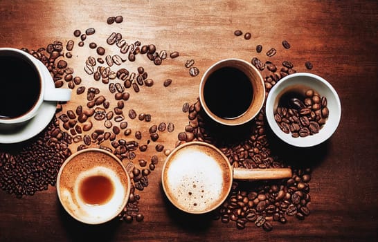 Coffee is a drink prepared from roasted coffee beans