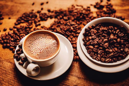 Coffee is a drink prepared from roasted coffee beans