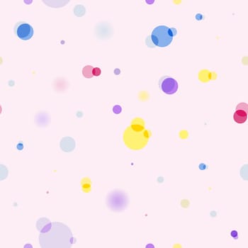 Polka Dots Seamless Background. Editable Vector Illustration