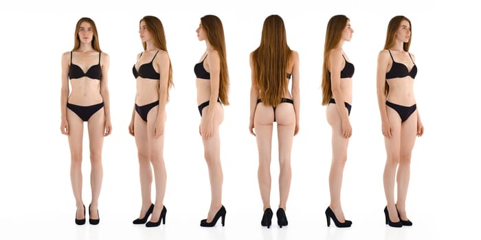 Snaps of model for modelling agency. Set of psotos with no makeup and retouche.