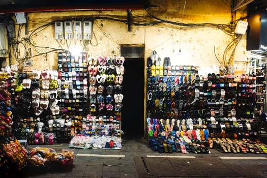 18th October 2022, hanoi vietnam, grungy street shop on the streets of hanoi vietnam