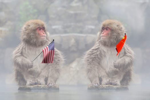 The US vs China conflict, international relations crisis