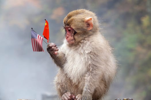 The US vs China conflict, international relations crisis