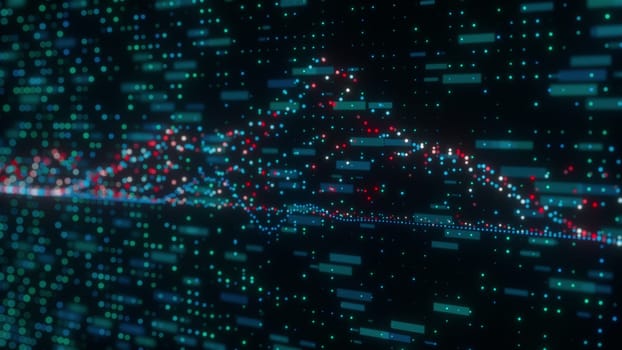 Data technology. Computer generated 3d render