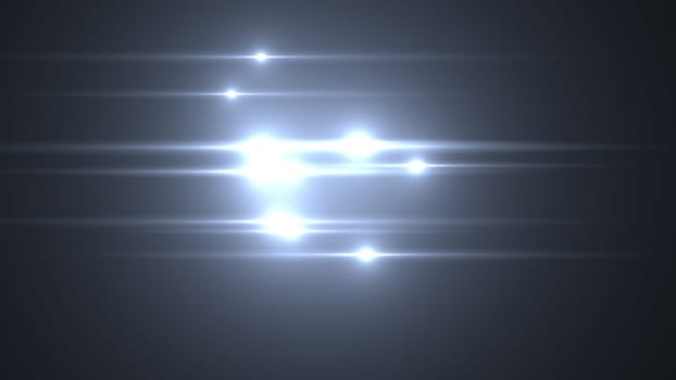 Abstract chaotic lights. Computer generated 3d render