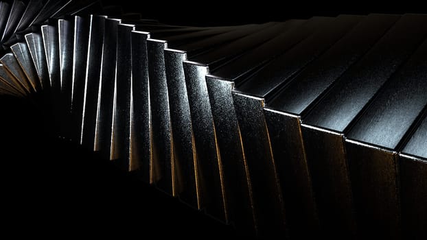 Steel squares. Computer generated 3d render