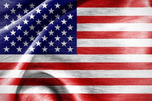 united of america flag silk cotton texture