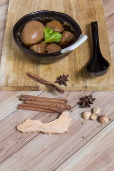 Traditional Thai dish commonly served everywhere in Thailand.