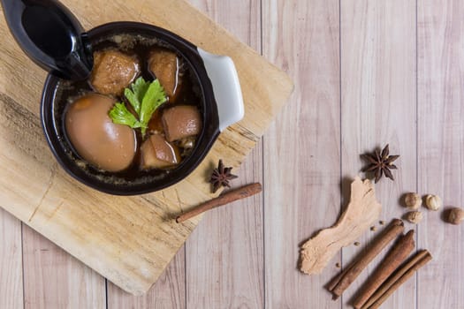 Traditional Thai dish commonly served everywhere in Thailand.