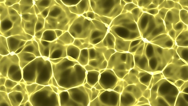 Golden abstract background. texture caustic pattern