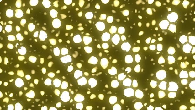 Golden abstract background. texture caustic pattern
