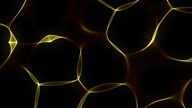Golden abstract background. texture caustic pattern