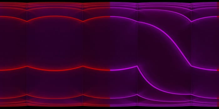 3d illustration, 3d rendering, vr 360 panorama abstract images of the geometry background