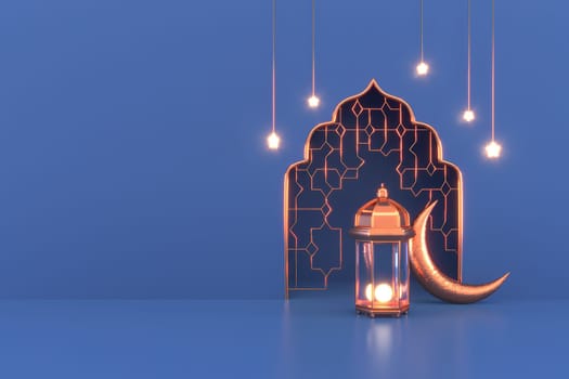 Ramadan Kareem Greeting Background Islamic 3d illustrator design