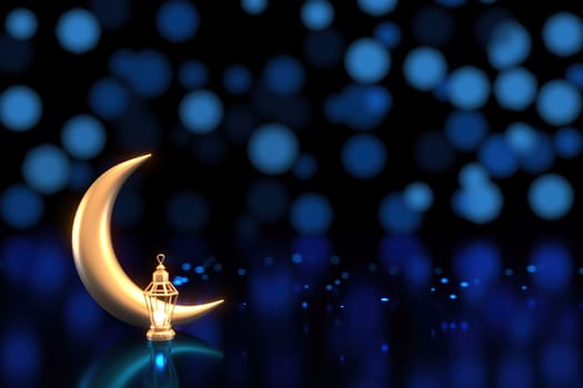 Ramadan Kareem Greeting Background Islamic 3d illustrator design