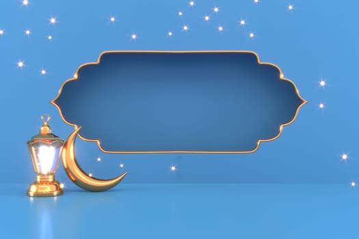Ramadan Kareem Greeting Background Islamic 3d illustrator design