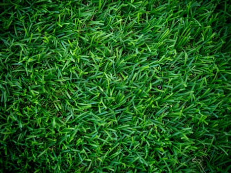 artificial green grass using for background or texture