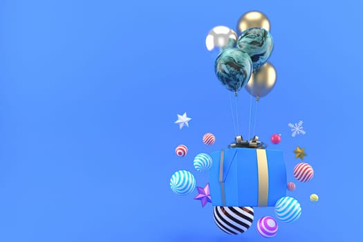 3d illustration for new year holidays and Christmas