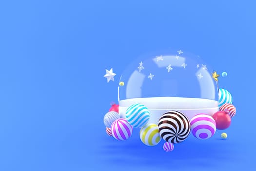3d illustration for new year holidays and Christmas