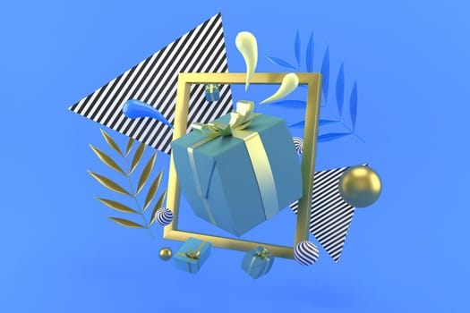 3d illustration for new year holidays and Christmas
