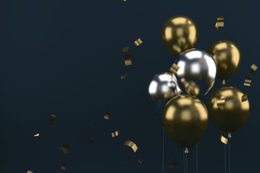 3d illustration for new year holidays and Christmas