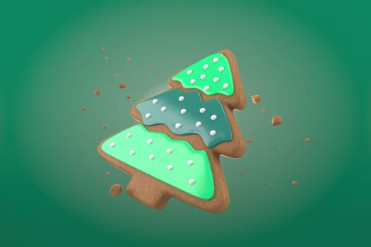 3d illustration for new year holidays and Christmas