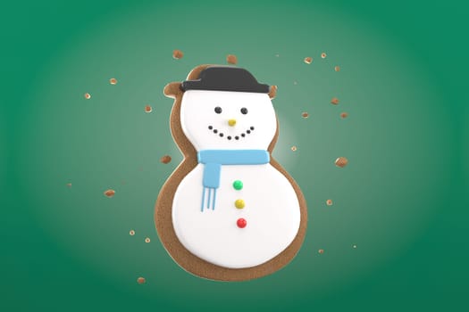 3d illustration for new year holidays and Christmas