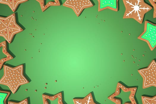 3d illustration for new year holidays and Christmas