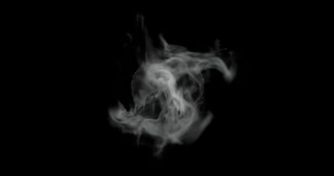 isolated steam or gas smoke texture for fire or hot temperature