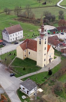 Parish Church of the Visitation of the Virgin Mary in Cirkvena, Croatia