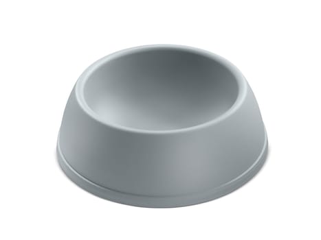 pets bowl isolated on white background