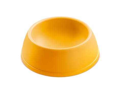 pets bowl isolated on white background