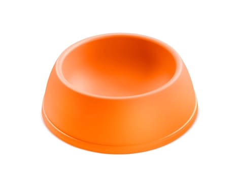 pets bowl isolated on white background