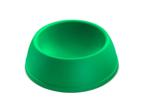 pets bowl isolated on white background