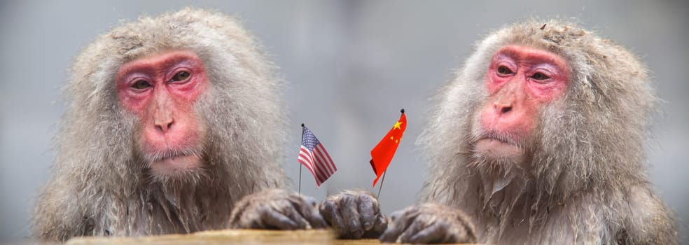 The US vs China conflict, international relations crisis