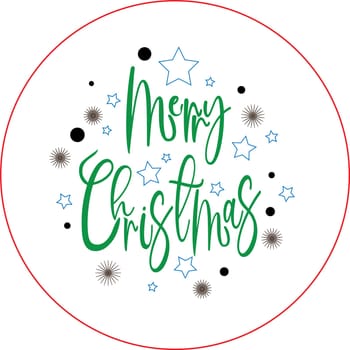 Christmas Coaster Digital Vector File for Laser Cutter. Christmas Decoration.