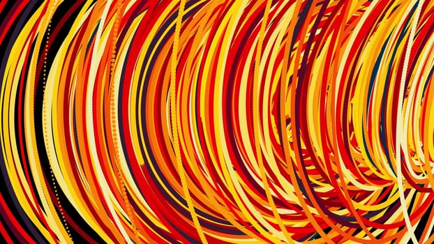 Abstract spiral lines. Computer generated 3d render