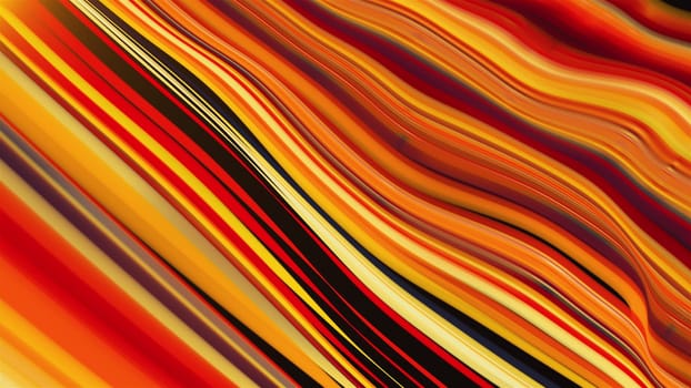 Abstract wave lines. Computer generated 3d render
