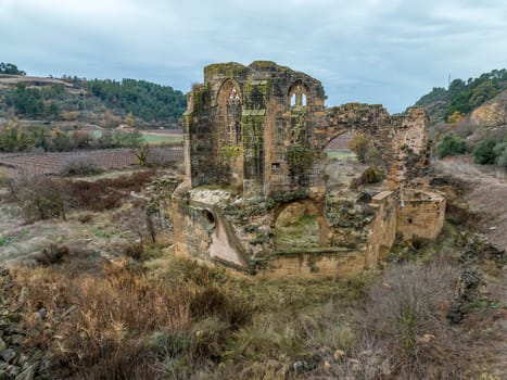 Monastery of Santa Maria de Vallsanta is a former Cistercian female monastery located near the town of Guimera, in the Catalan region of Urgell. Spain