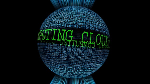 Cloud computing binary data sphere