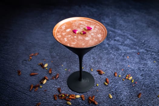 Famous and tasted coktail in a beautiful glass