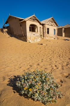 Kolmanskop abandoned ghost town near Luderitz in Namibia, Africa.