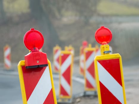 road construction sign