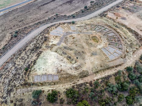 Iberian site of the Estinclells, from the 3rd century BC, in Verdu. The fortress basically formed by defensive elements, a moat and a wall, a battery of houses and a raft arranged around a cobbled street.