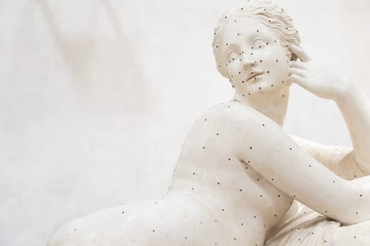 Possagno, Italy - June 2022: lying Venus - Najade Giacente - by Antonio Canova, 1816