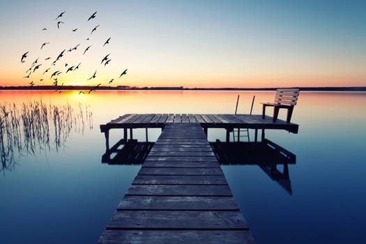 Summer at the jetty